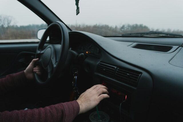 Photo car steering system