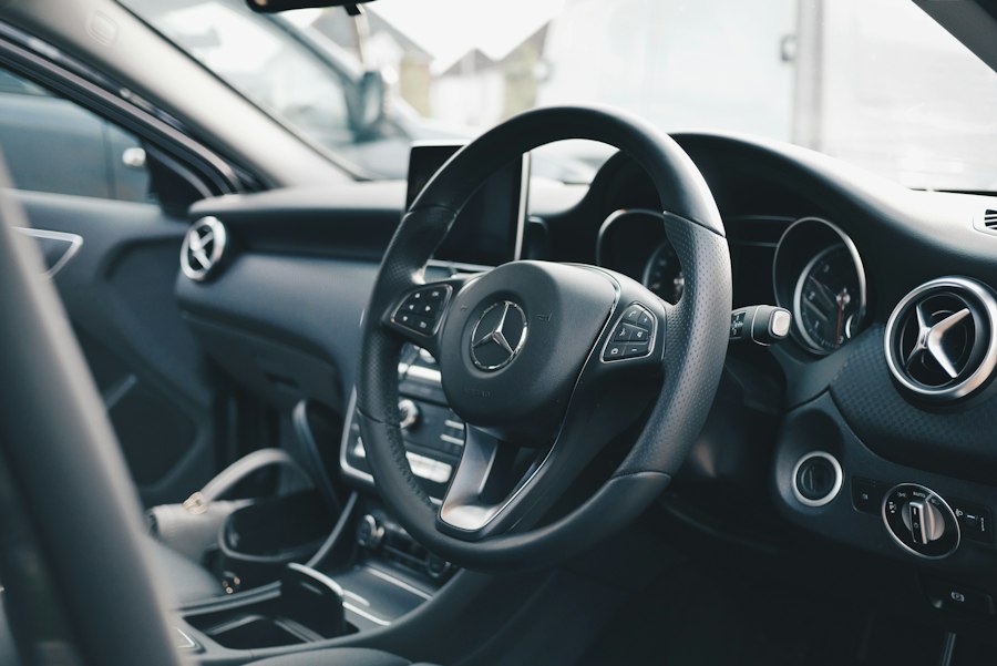 Photo car steering system