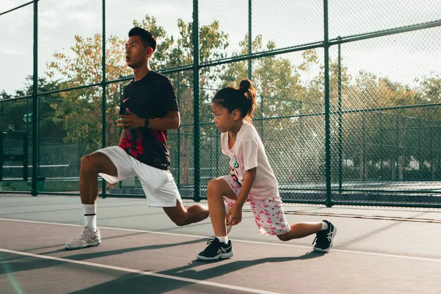 coaches and athletes training