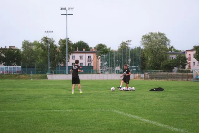 Photo drones in football training